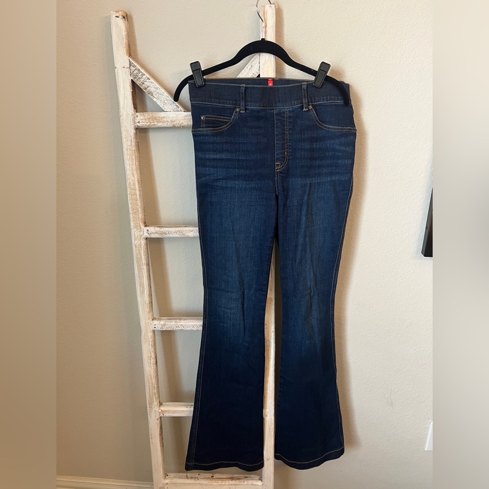 SPANX Dark Blue Flare Women's Jeans